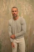 Long Sleeve Thin Stripe Crew Tee