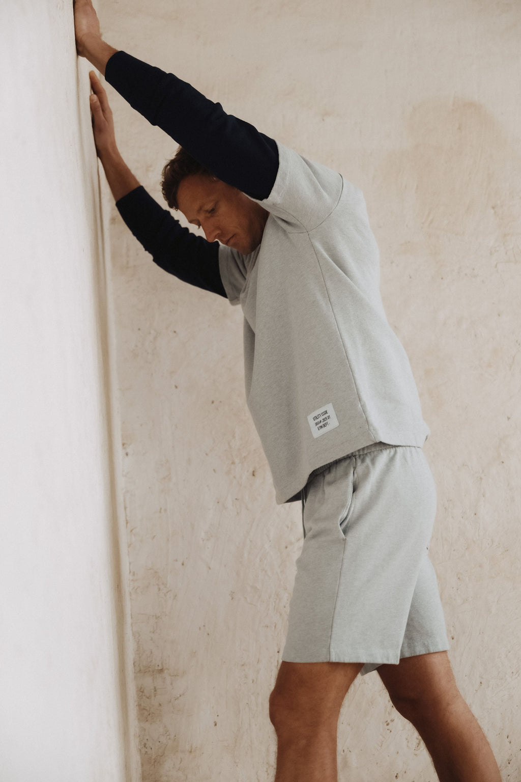 Short Sleeve Organic Terry Boxy Crew