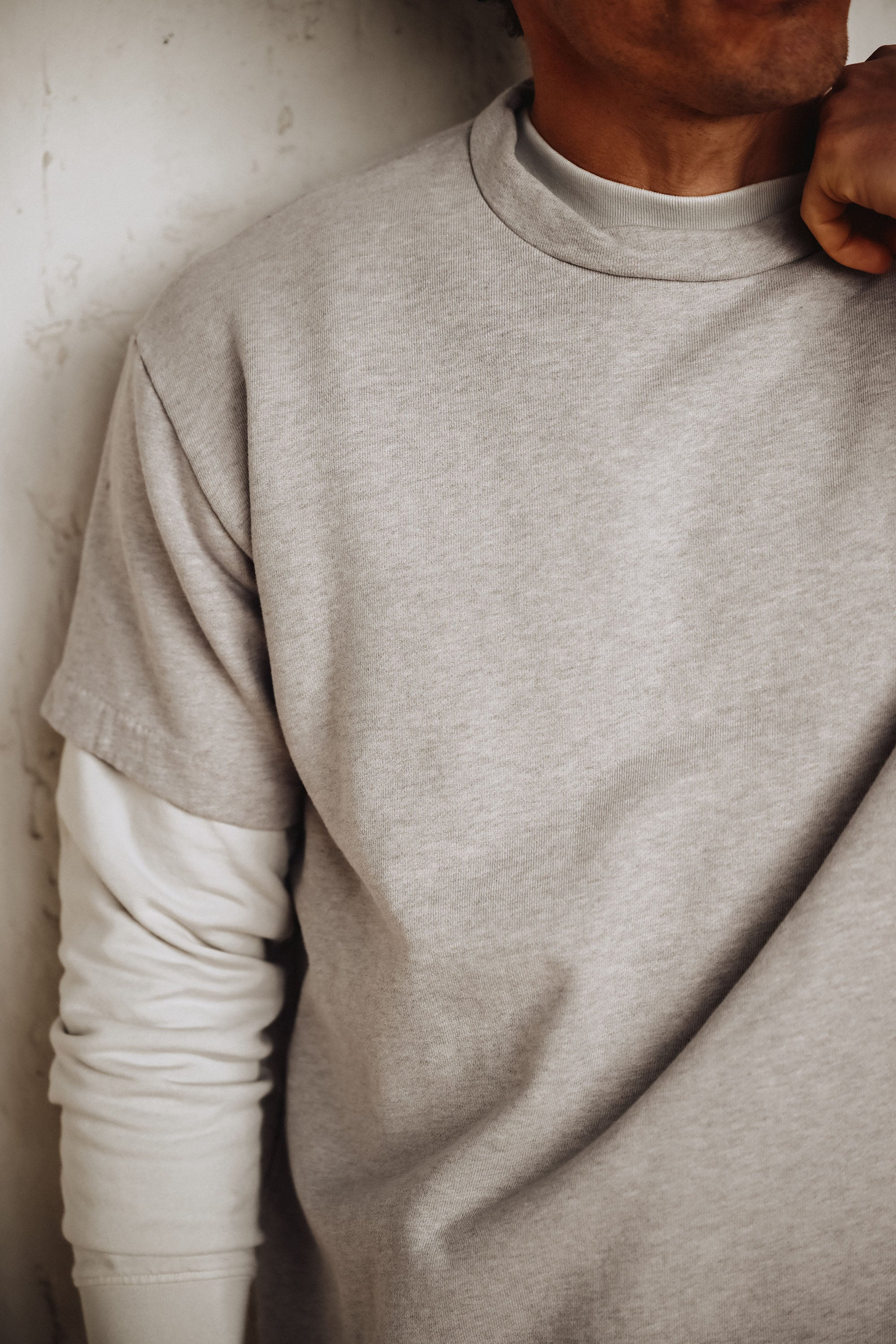 Short Sleeve Organic Terry Boxy Crew