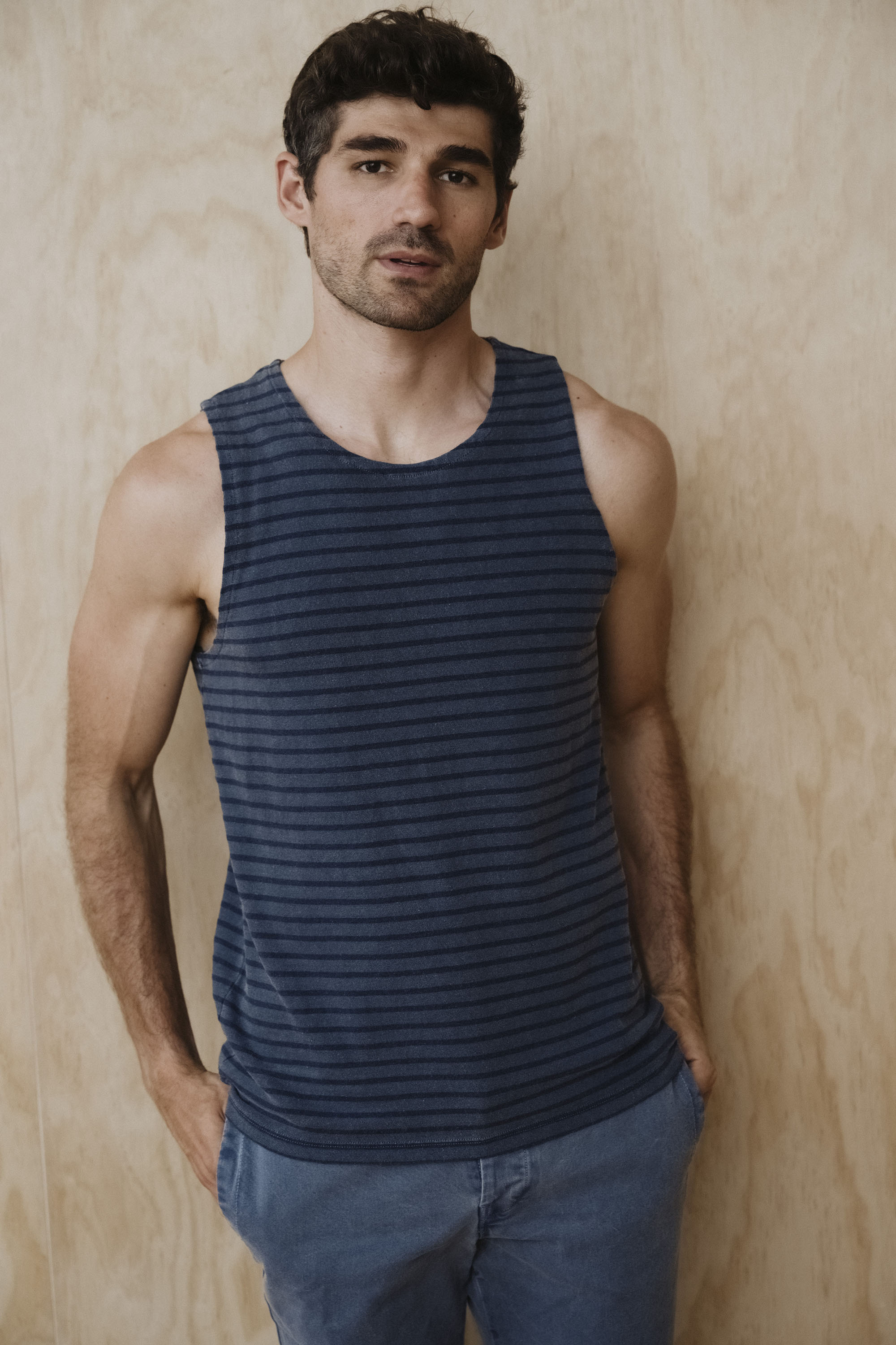 Organic Hemp Stripe Tank