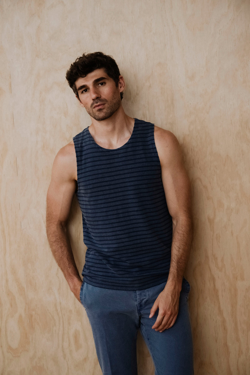 Organic Hemp Stripe Tank