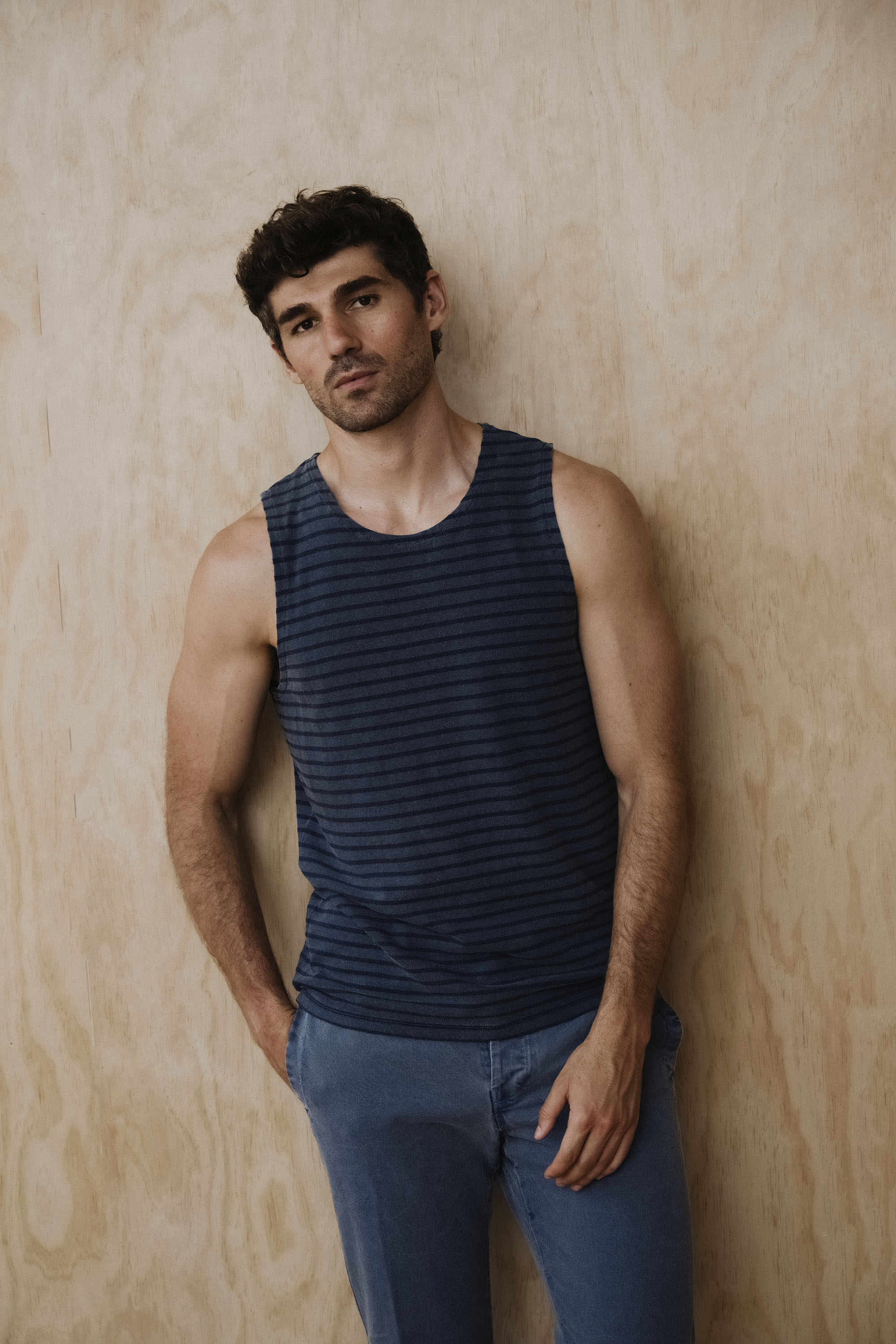 Organic Hemp Stripe Tank