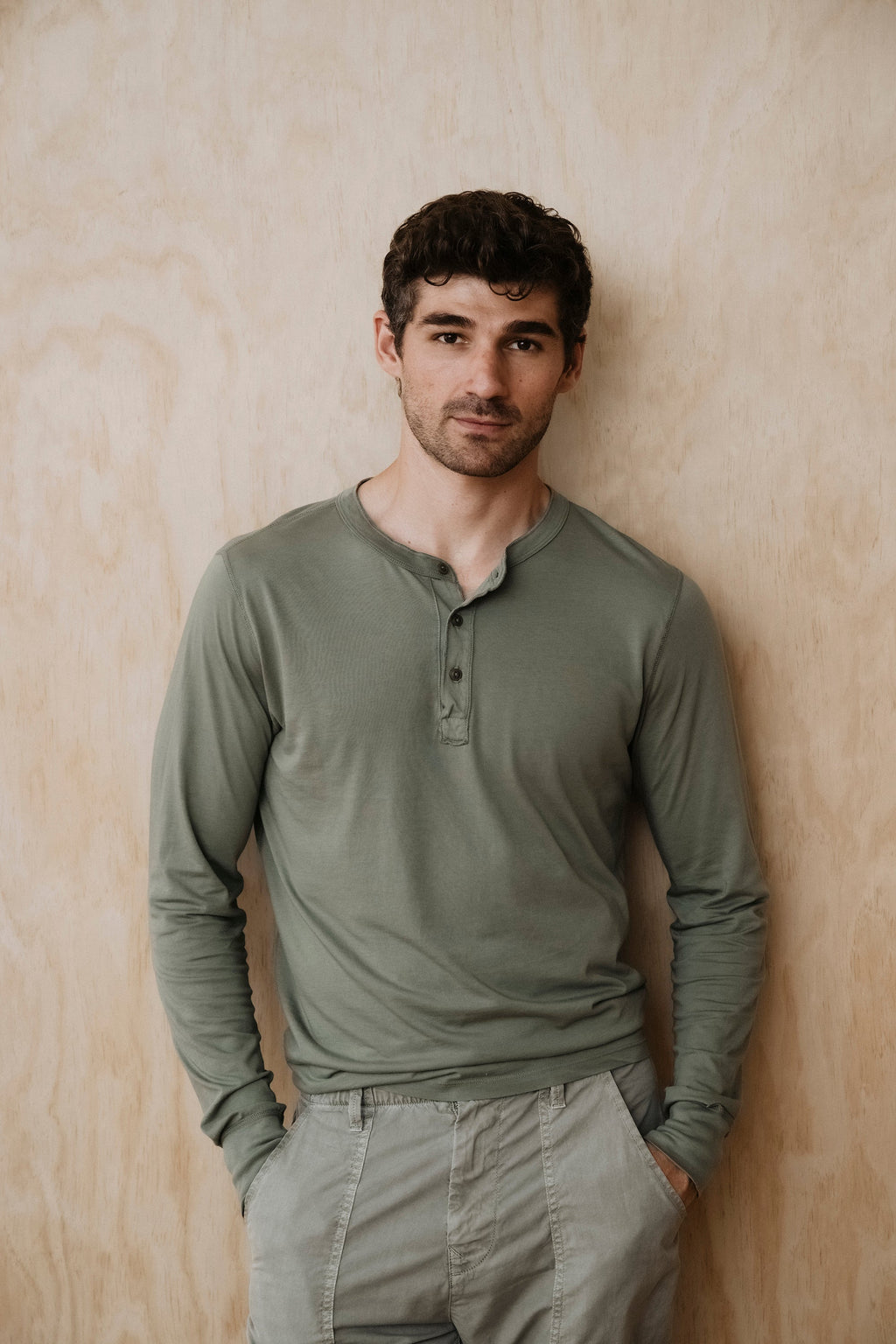 Long Sleeve Jersey Henley