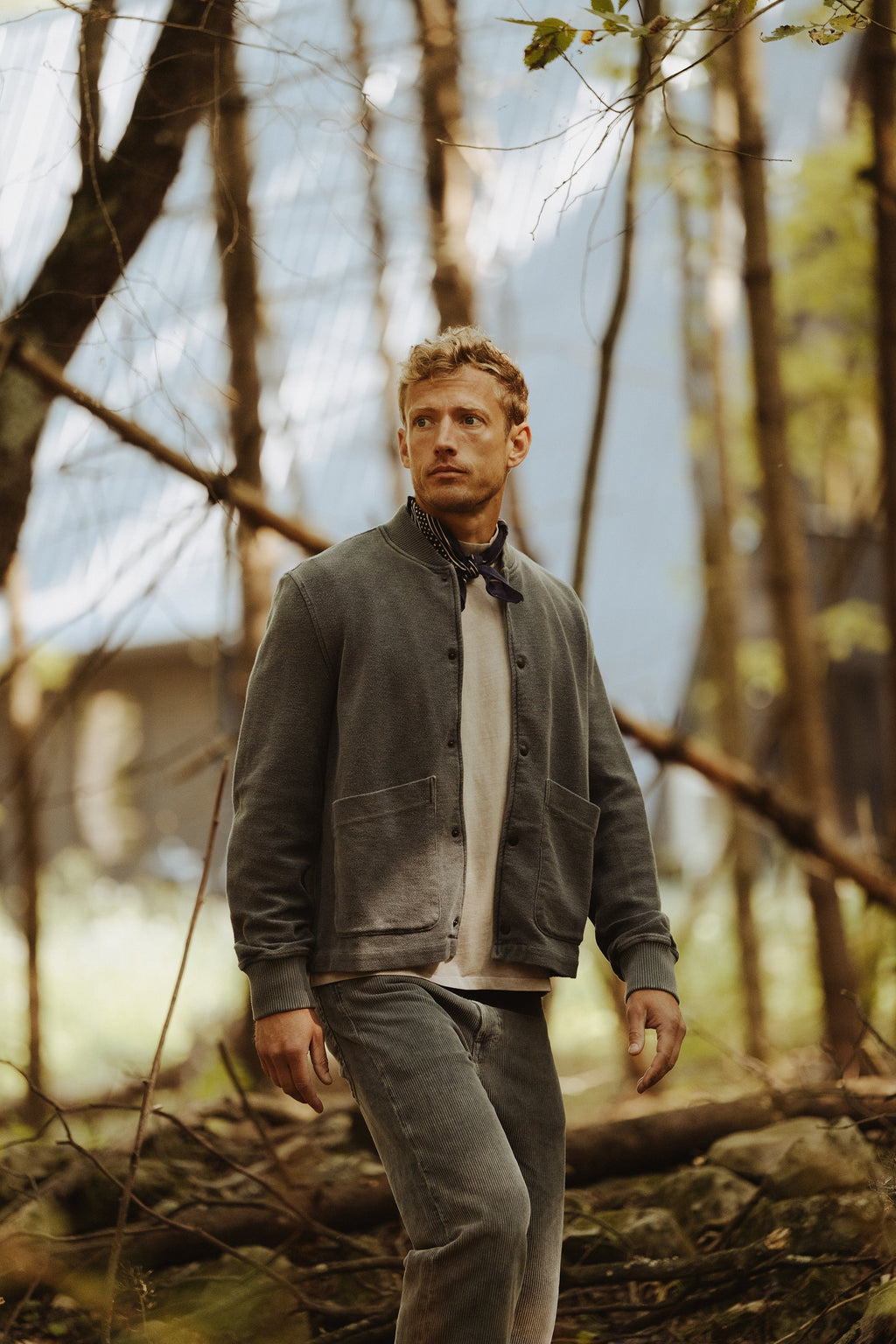 Twill Terry Warm Up Jacket