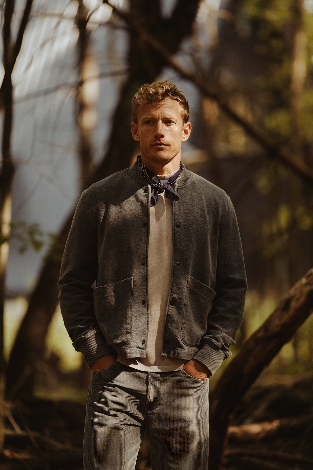 Twill Terry Warm Up Jacket