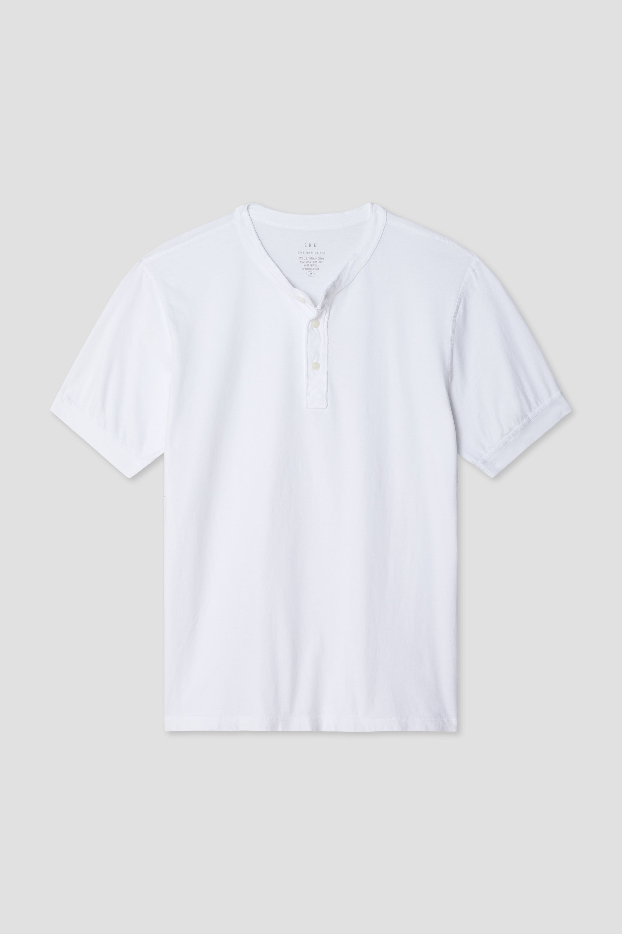 Short Sleeve Henley