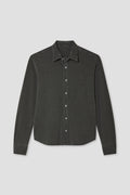 LS Pique Easy Shirt in Cotton Hemp