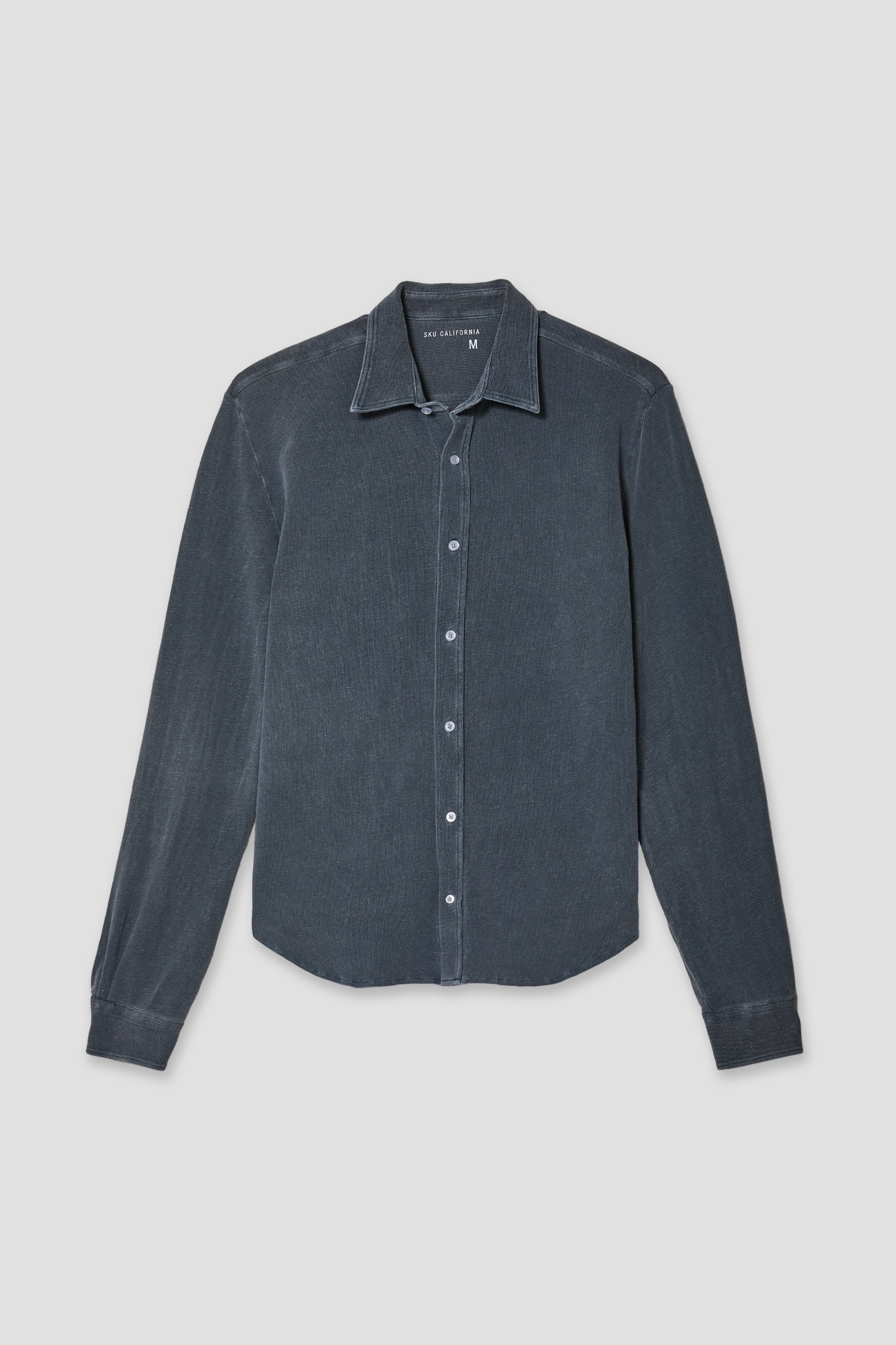 LS Pique Easy Shirt in Cotton Hemp