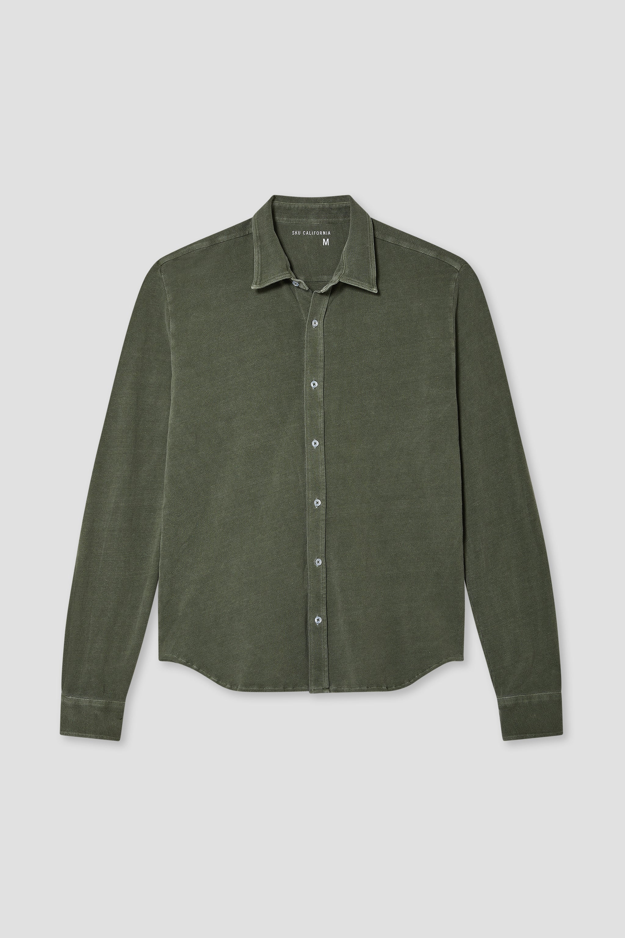 LS Pique Easy Shirt in Cotton Hemp