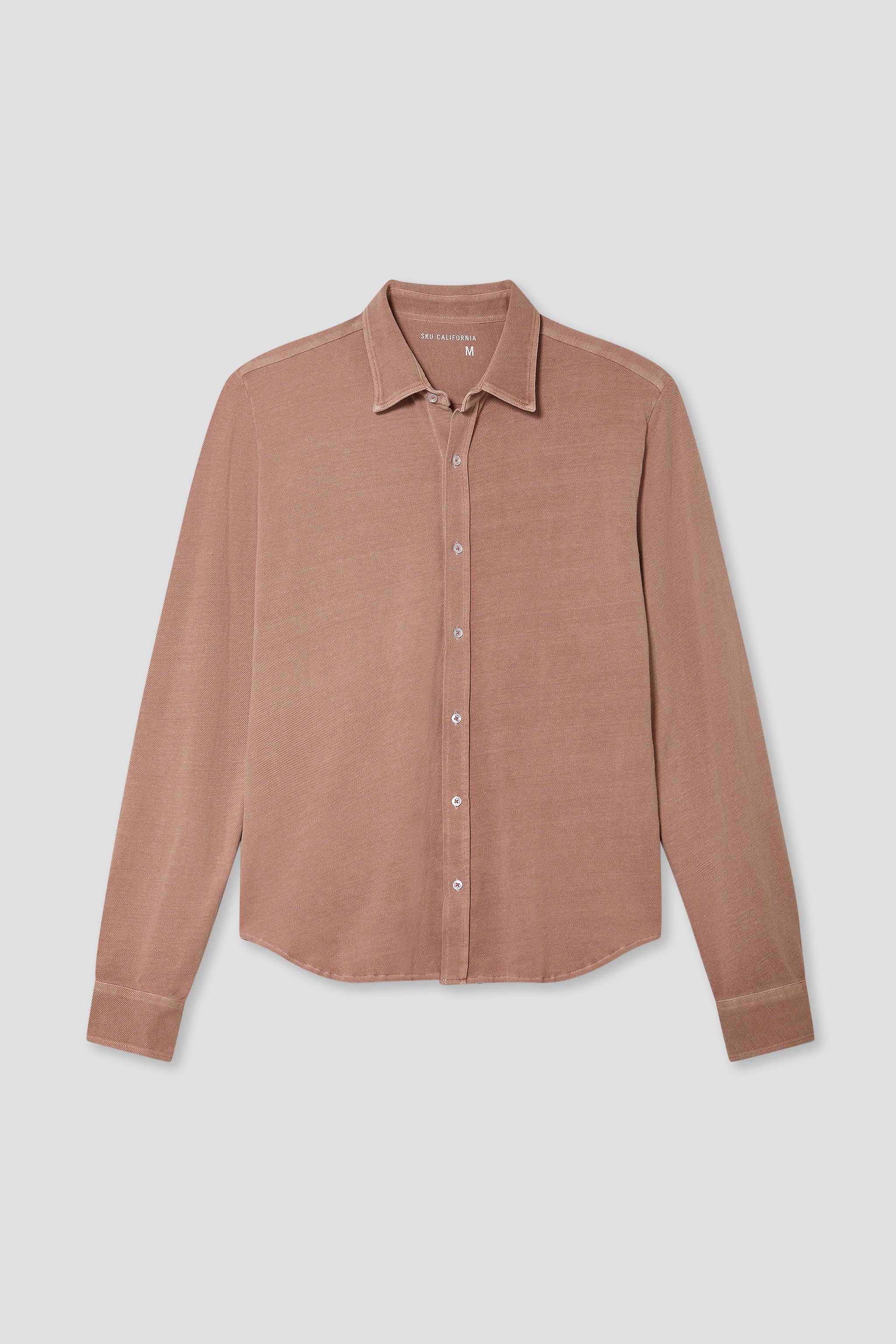 LS Pique Easy Shirt in Cotton Hemp
