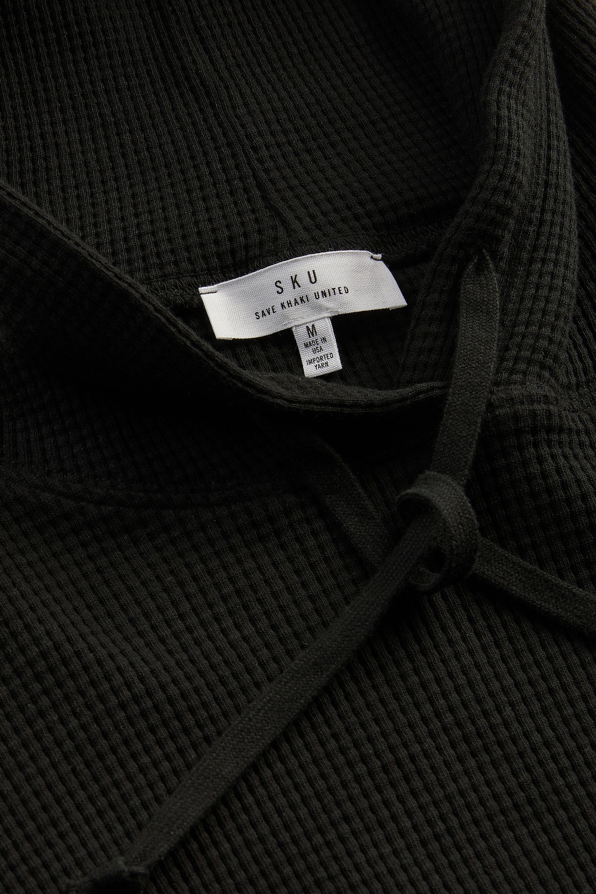Waffle Pullover Hoodie