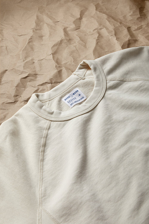 American Twill Terry Crew Neck w/ Double Layer Side Panel