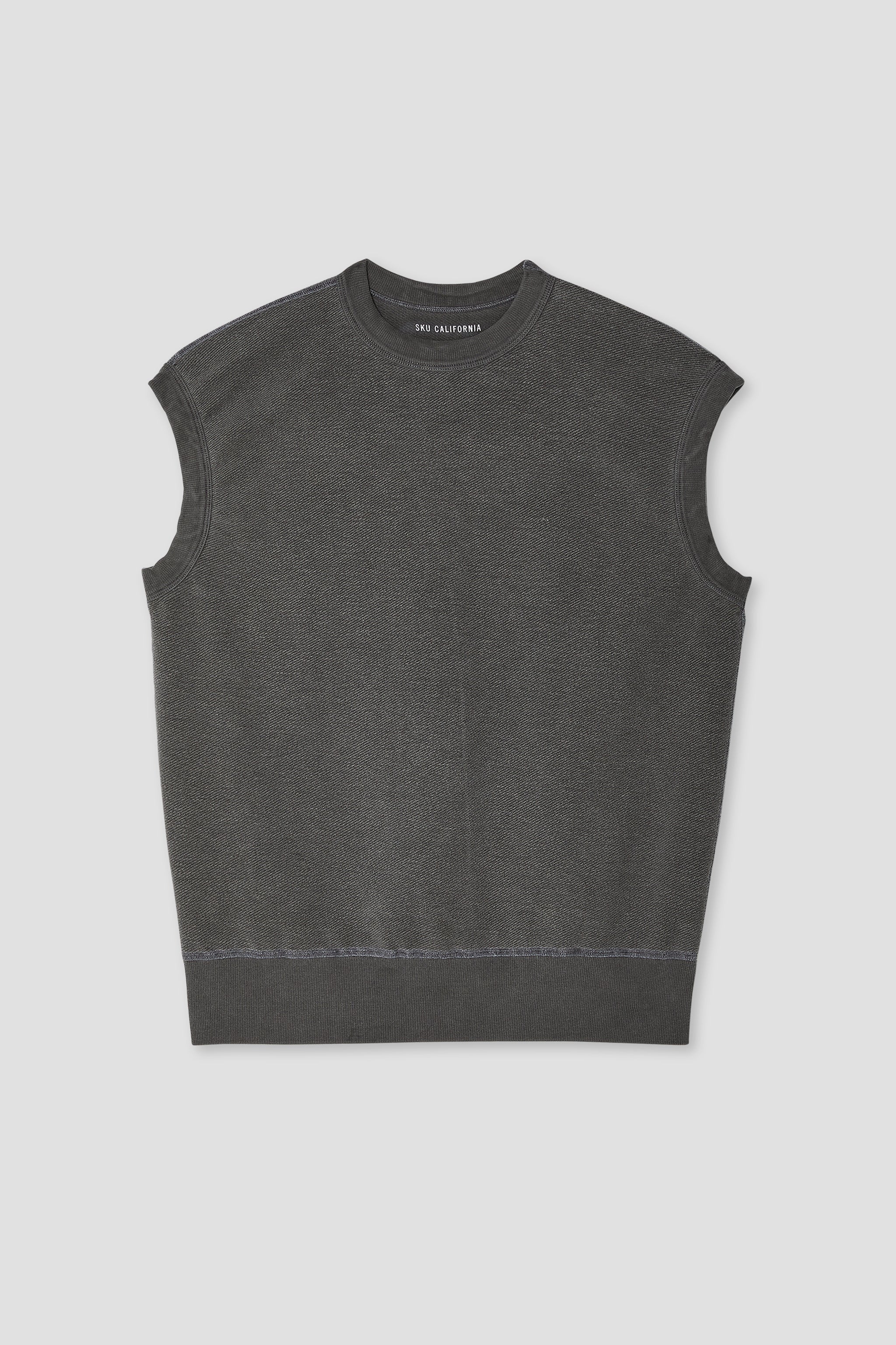Twill Terry Reversible Muscle Sweat