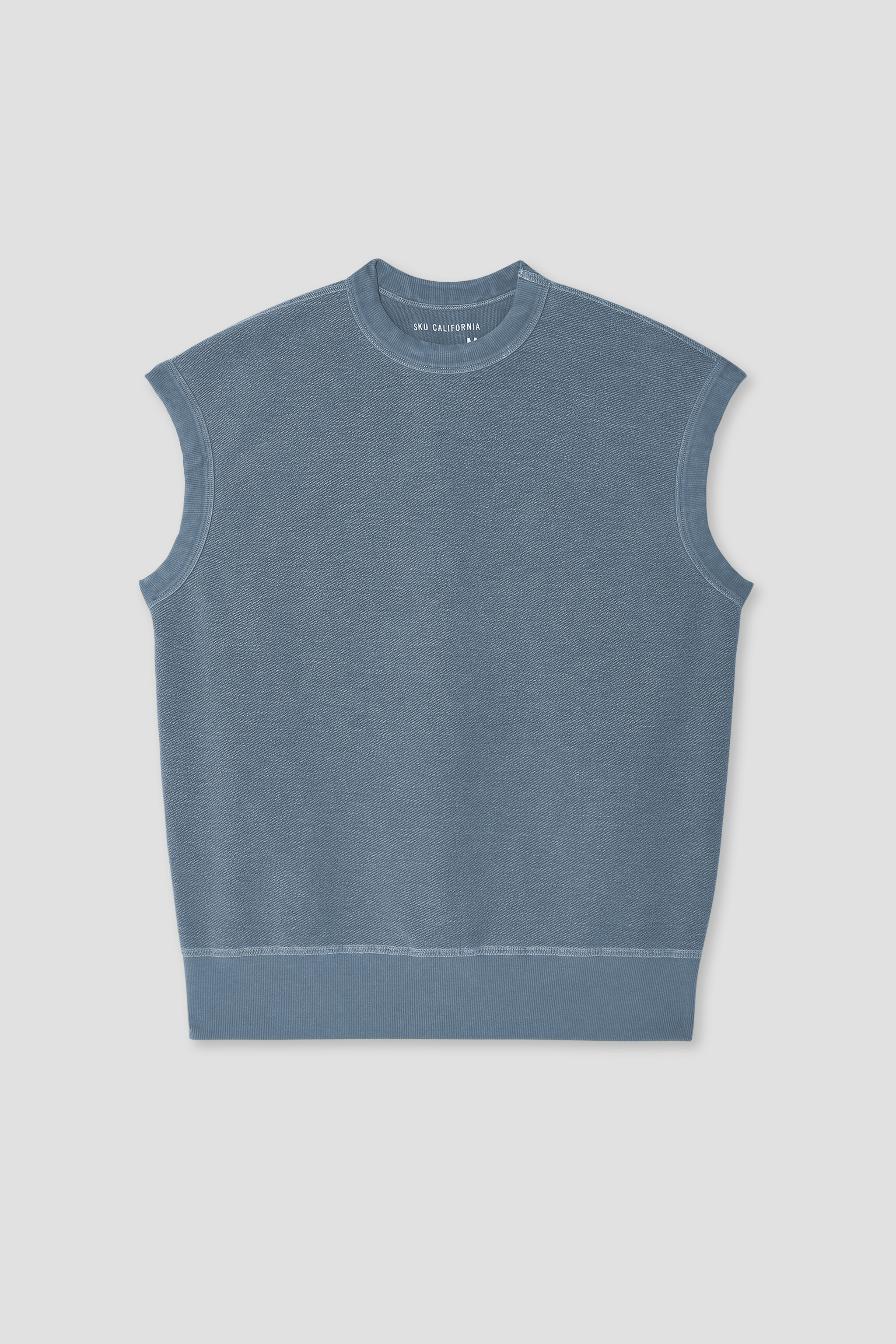 Twill Terry Reversible Muscle Sweat