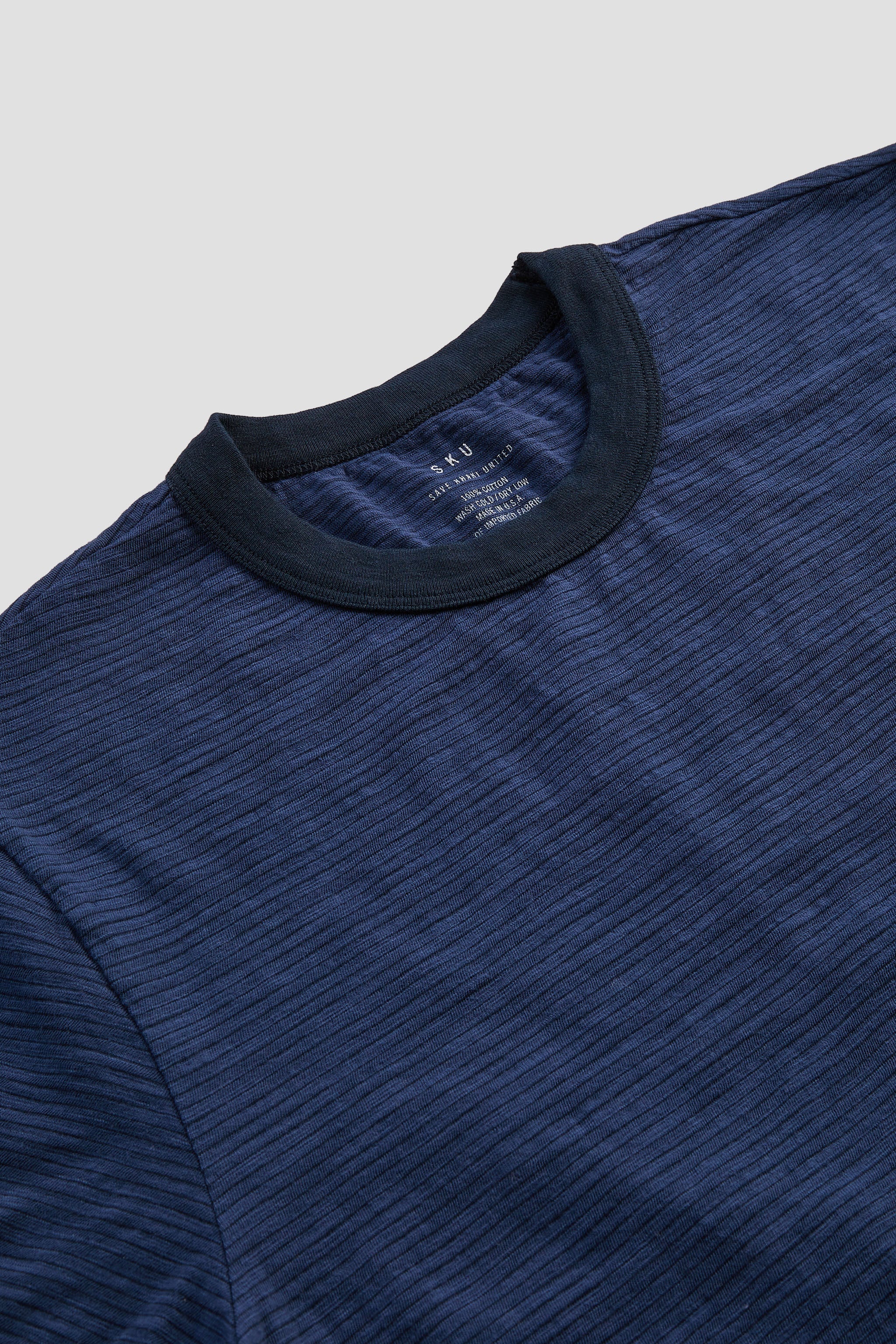 SS Thin Stripe Ringer Tee