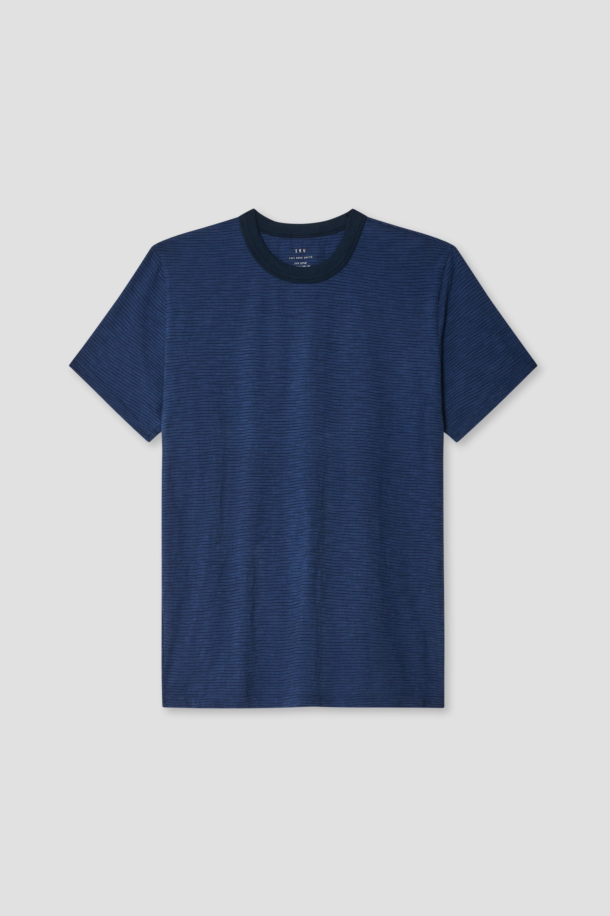 SS Thin Stripe Ringer Tee
