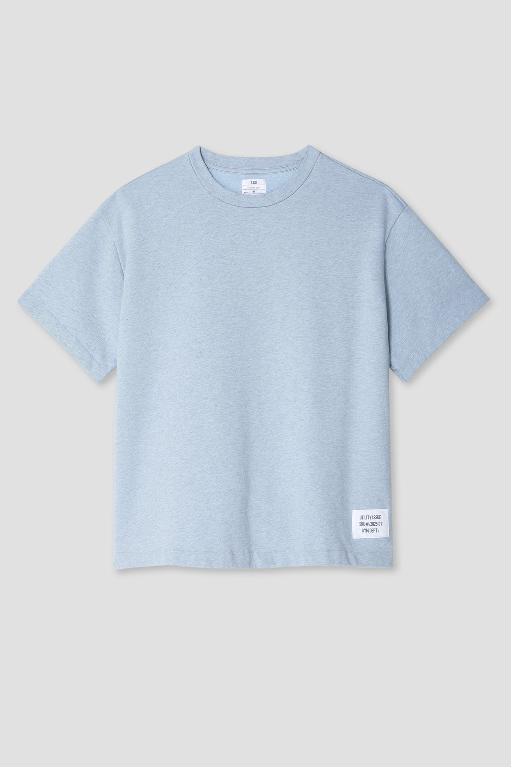 Short Sleeve Organic Terry Boxy Crew