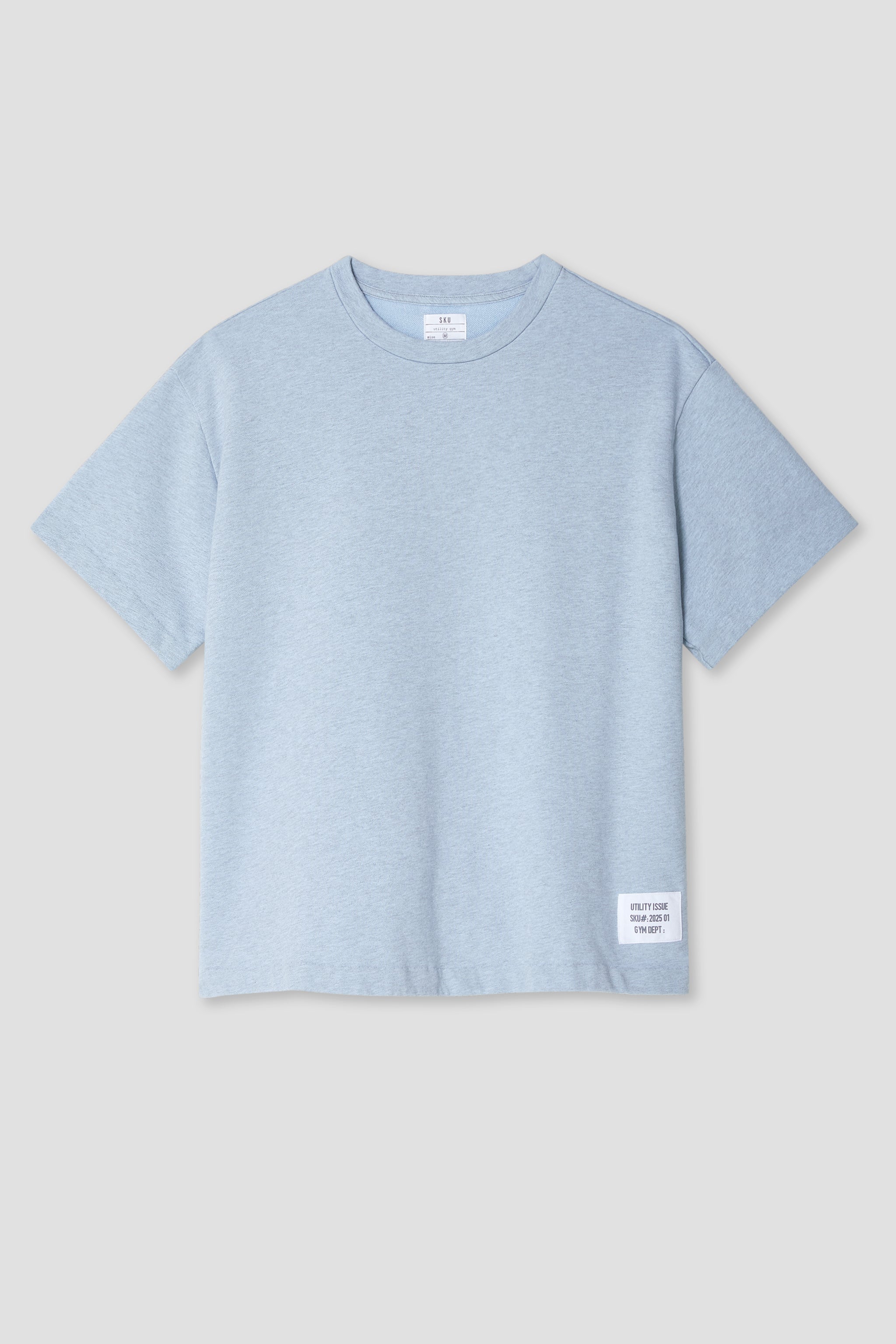 Short Sleeve Organic Terry Boxy Crew