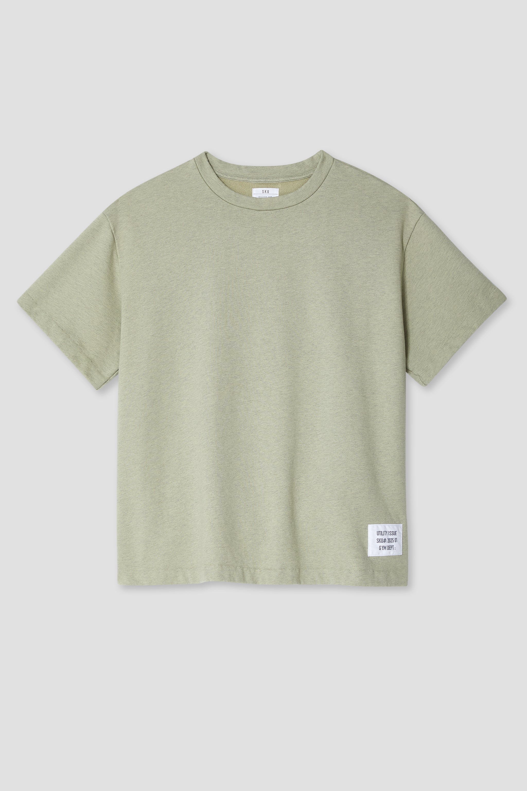 Short Sleeve Organic Terry Boxy Crew