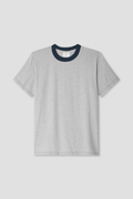 SS Organic Heather Ringer Tee
