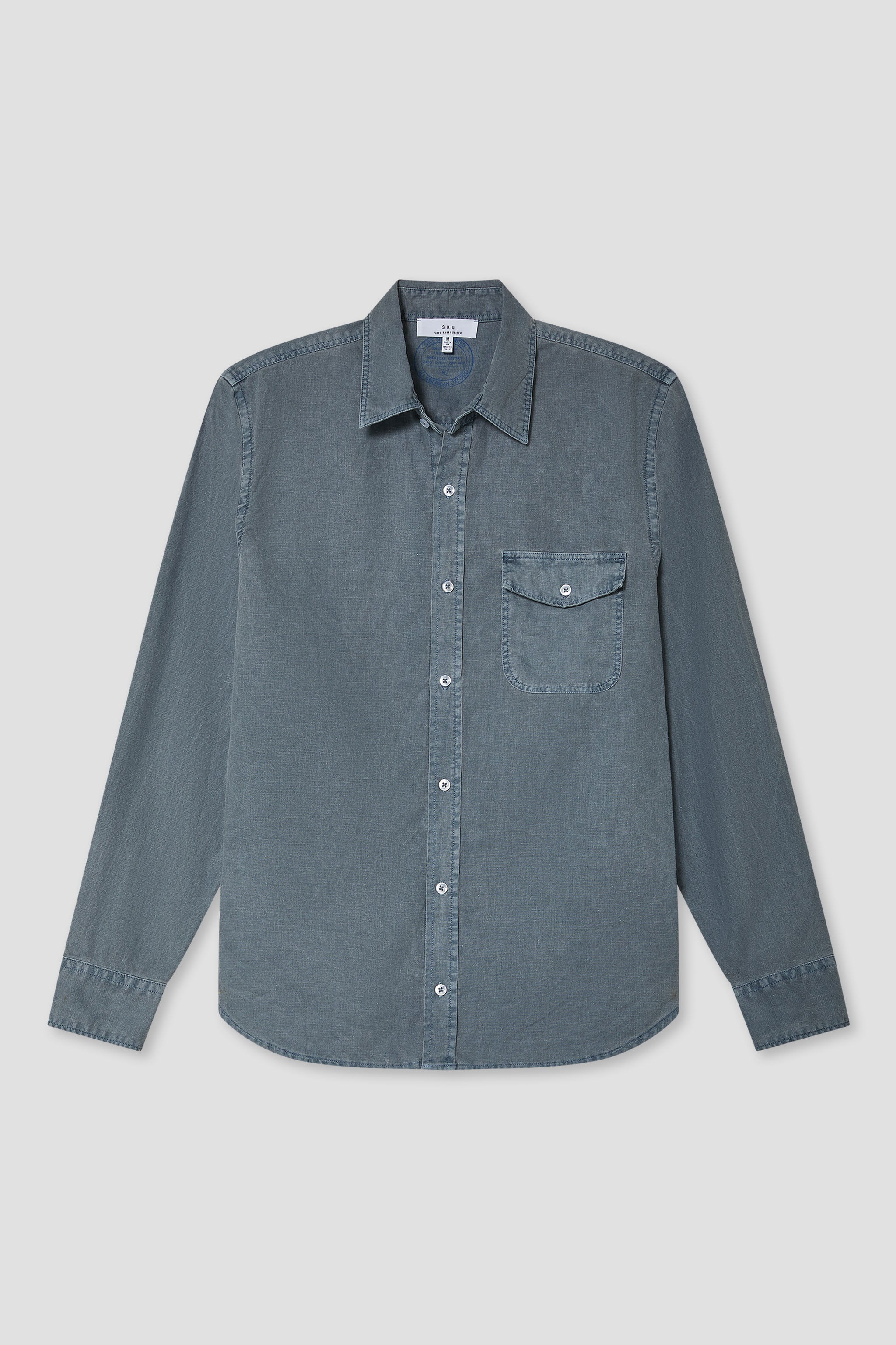 Work Shirt in Cotton Hemp