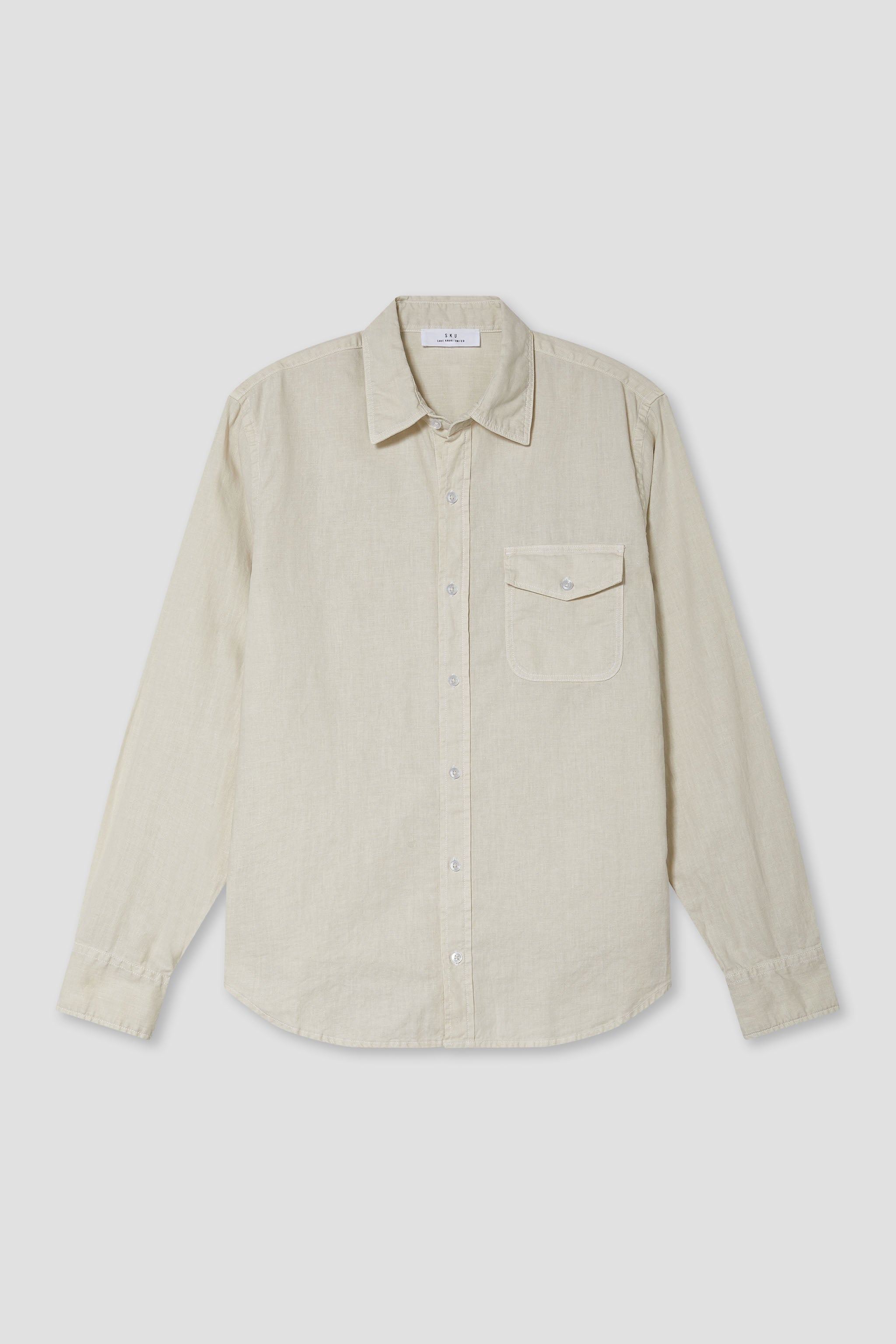 Work Shirt in Cotton Hemp