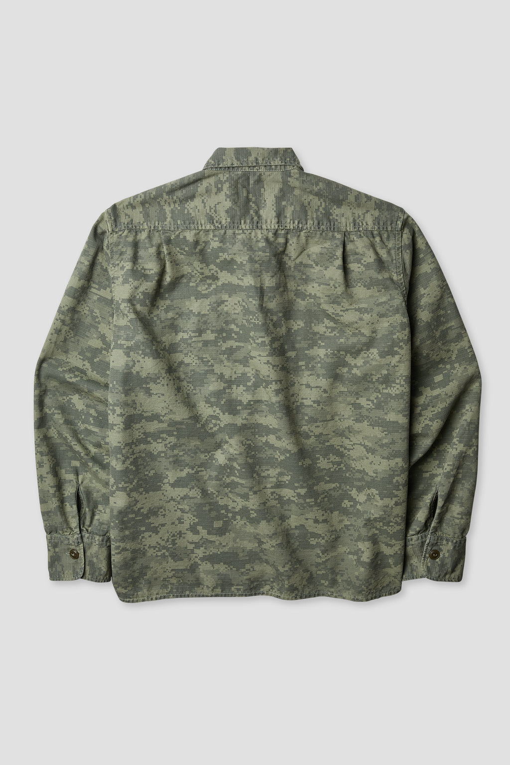 Overdyed Camo Shirt Jacket