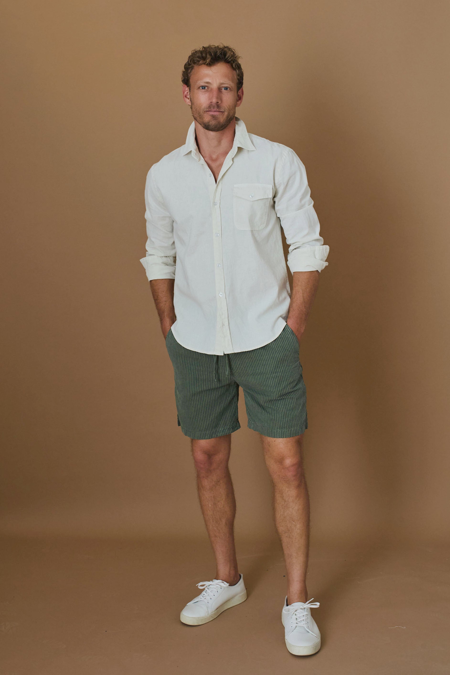 Work Shirt in Cotton Hemp