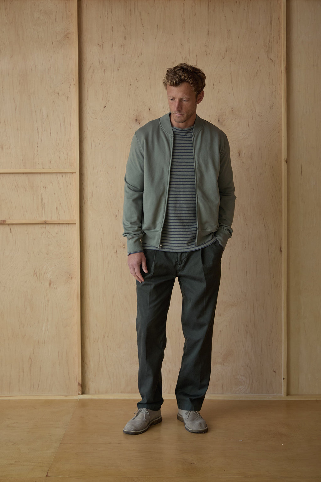Pleated Chino