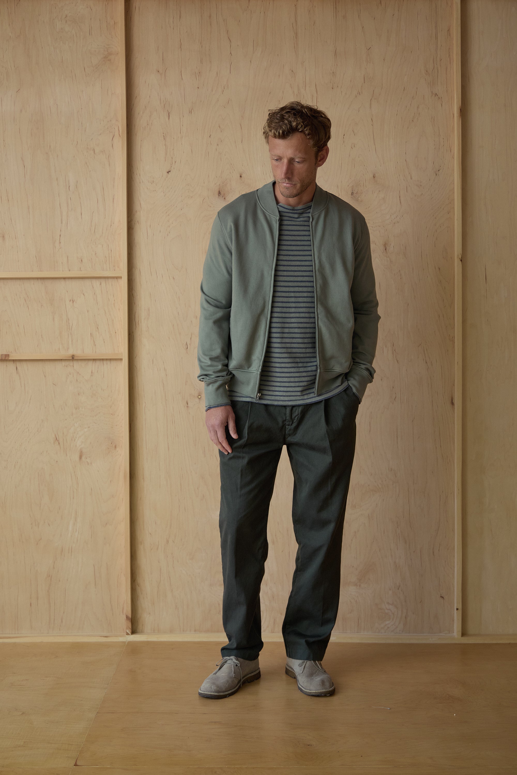 Pleated Chino