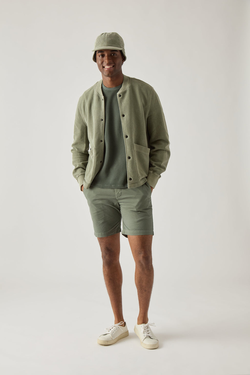 Twill Terry Warm Up Jacket