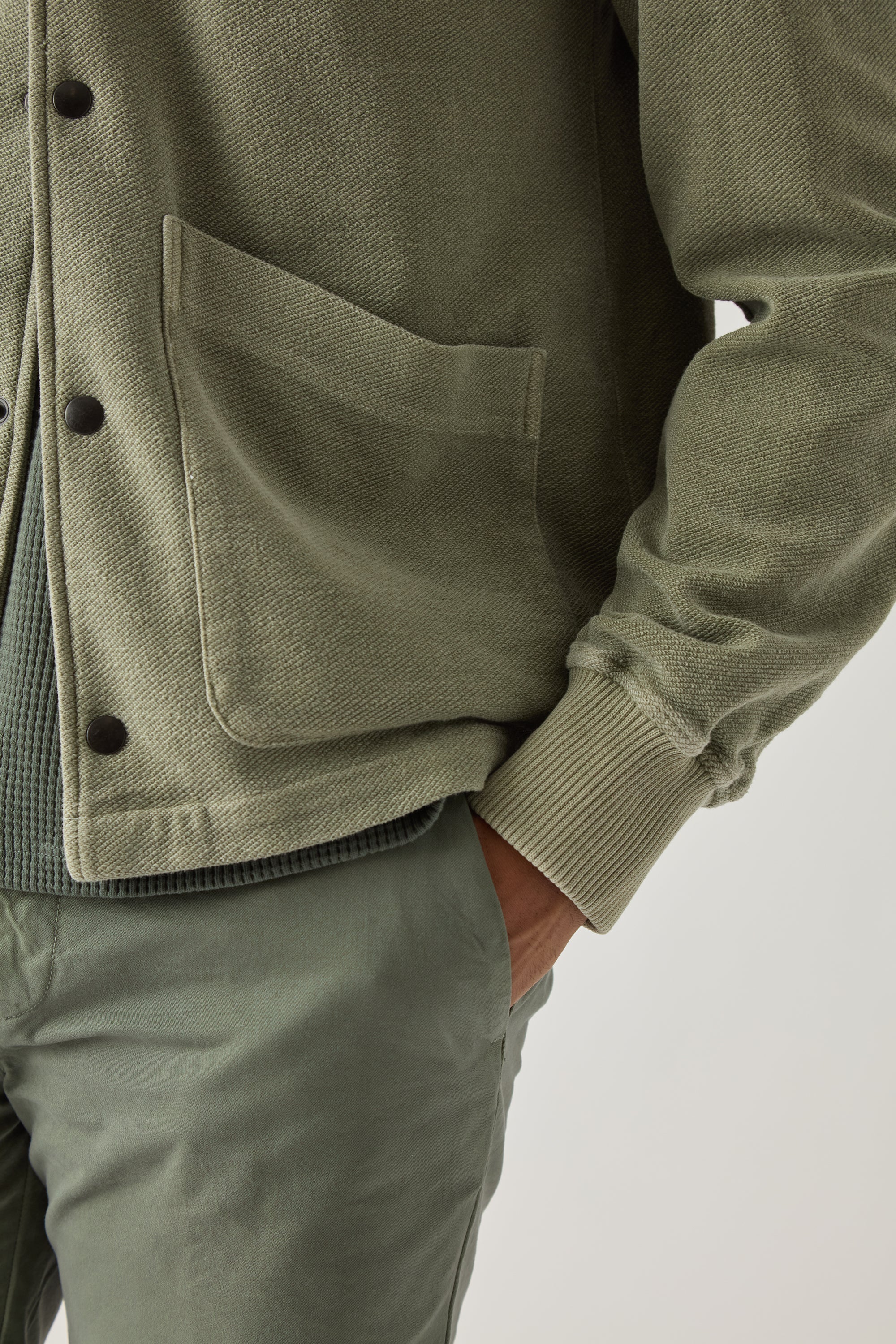 Twill Terry Warm Up Jacket