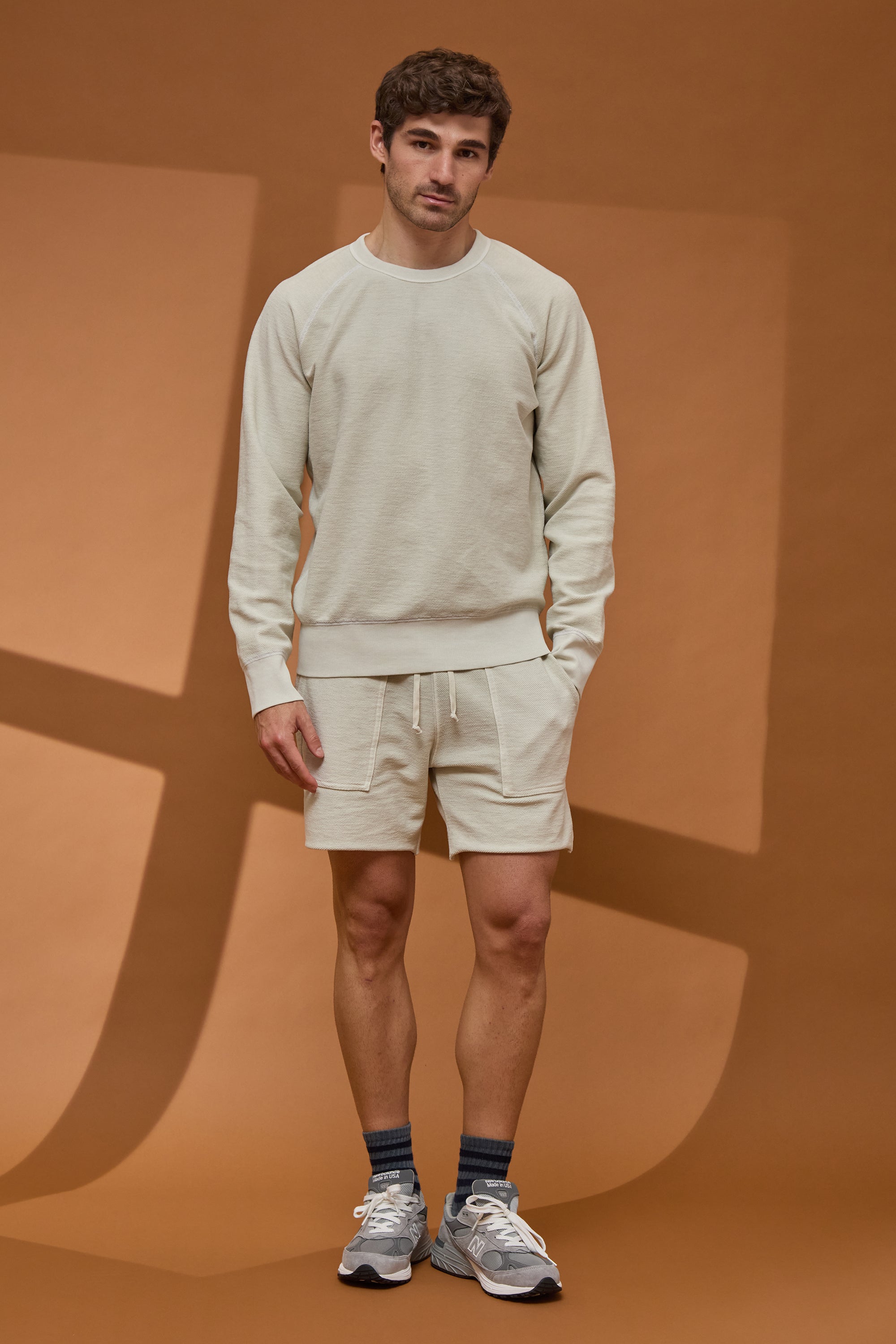 American Twill Back Terry Utility Sweat Shorts
