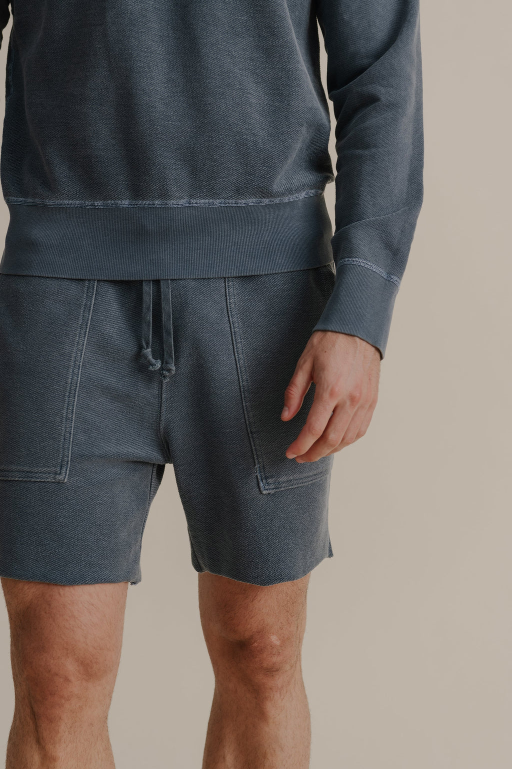 American Twill Back Terry Utility Sweat Shorts