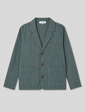 Cotton Hemp Stripe Blazer